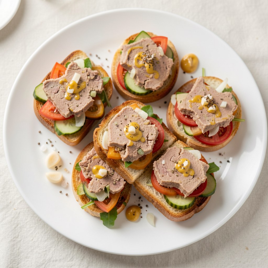 Tartinki z pasztetem