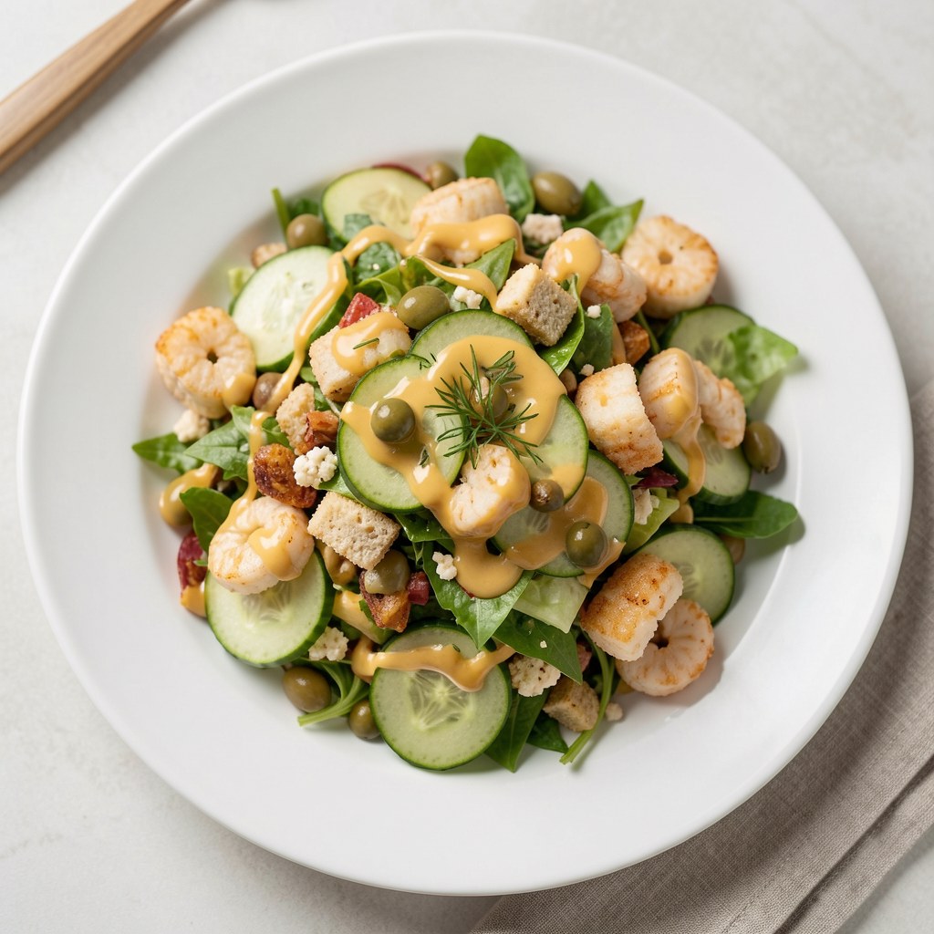 Sałatka z paluszkami krabowymi