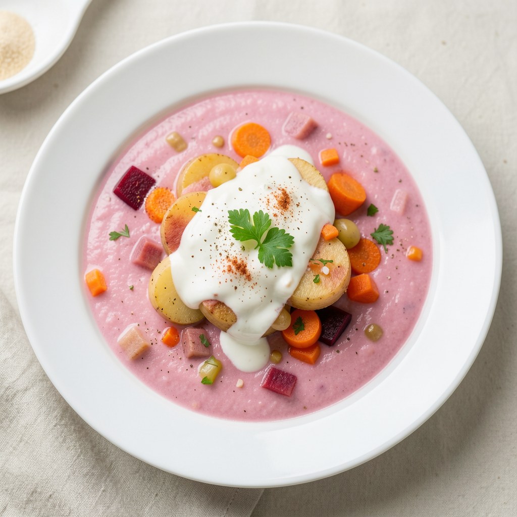 Różowa kartoflanka