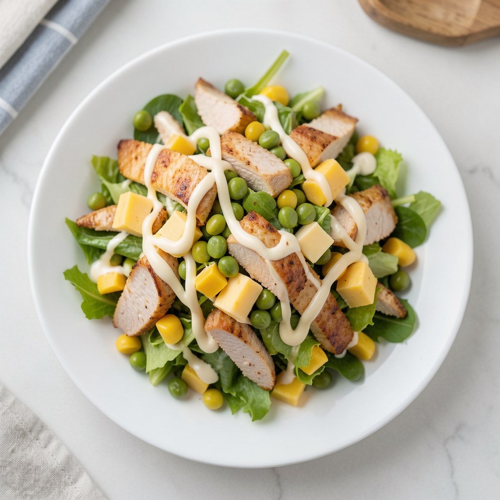 Szybka sałatka z kurczaka