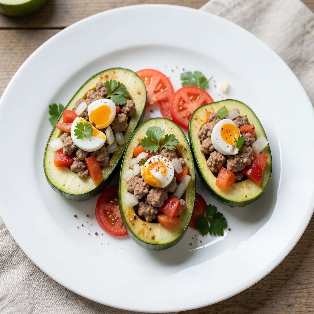 Cukinia nadziewana mięsem