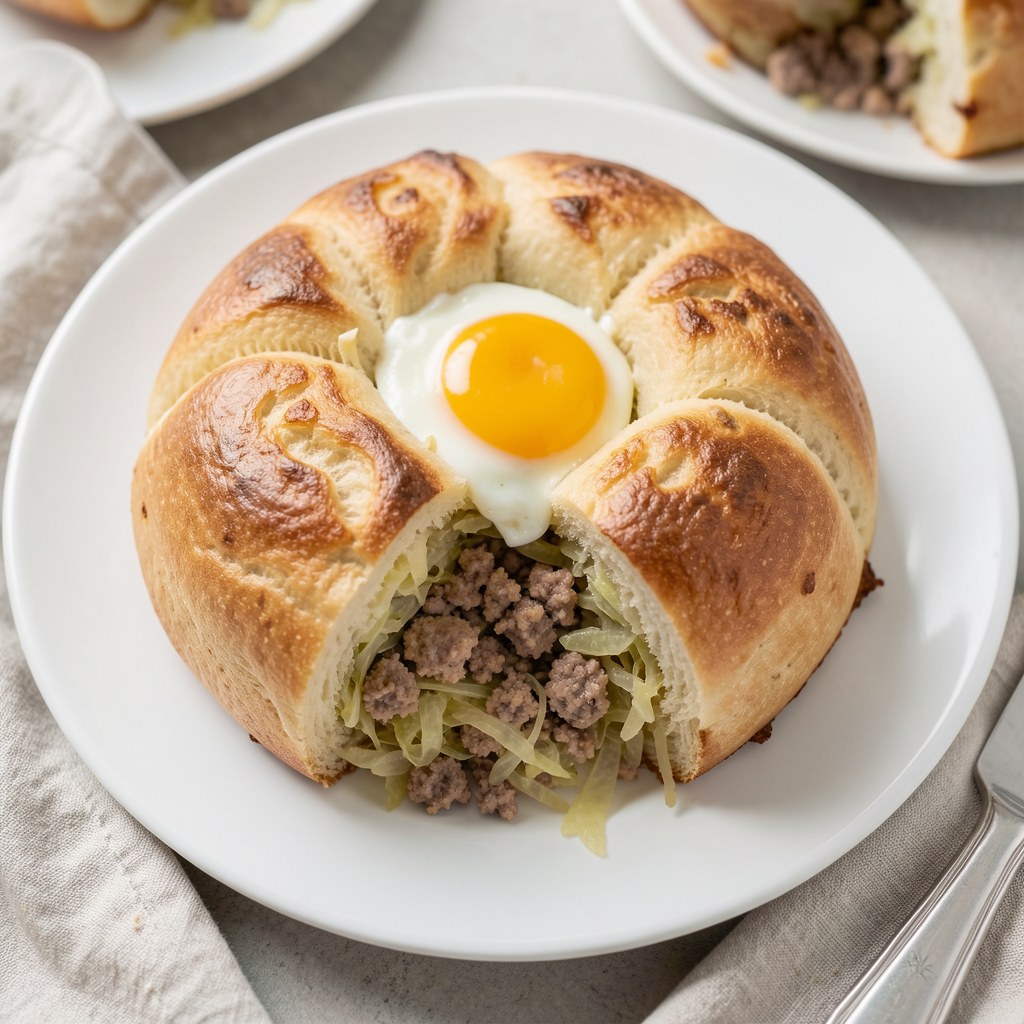 Babka z kapusty i mielonego mięsa