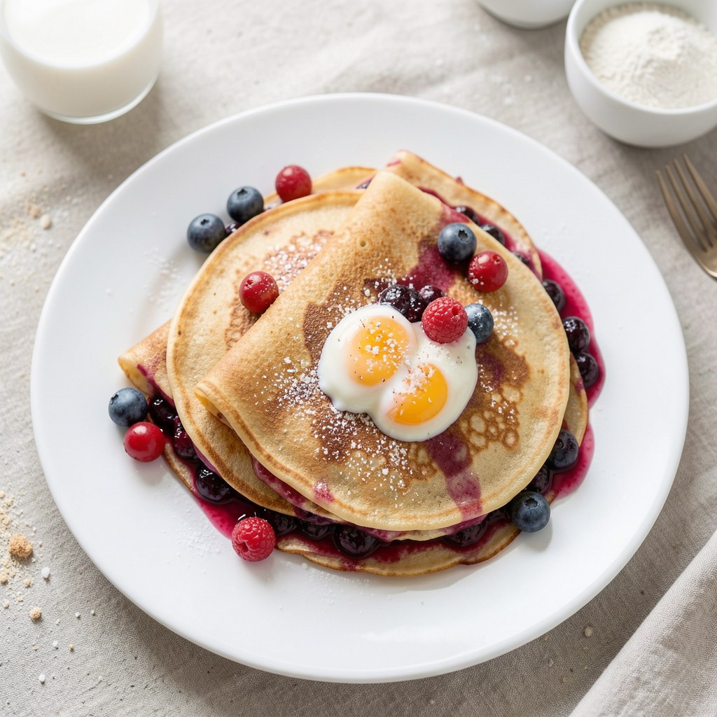 Naleśniki z jagodami