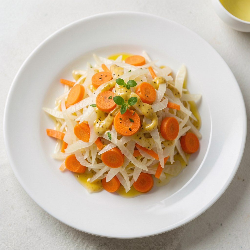 Surówka z kapusty białej z rodzynkami