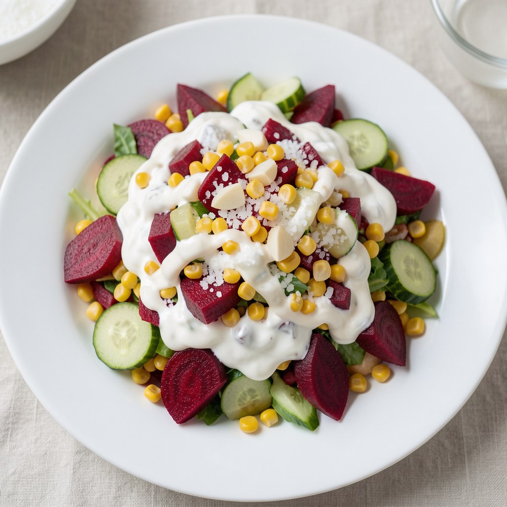 Sałatka bułgarska z buraków