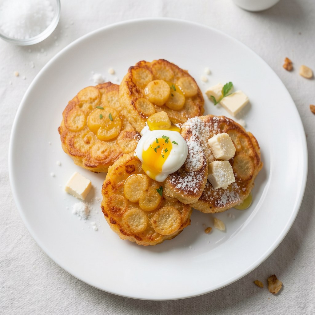 Dyniowe racuszki z parówkami