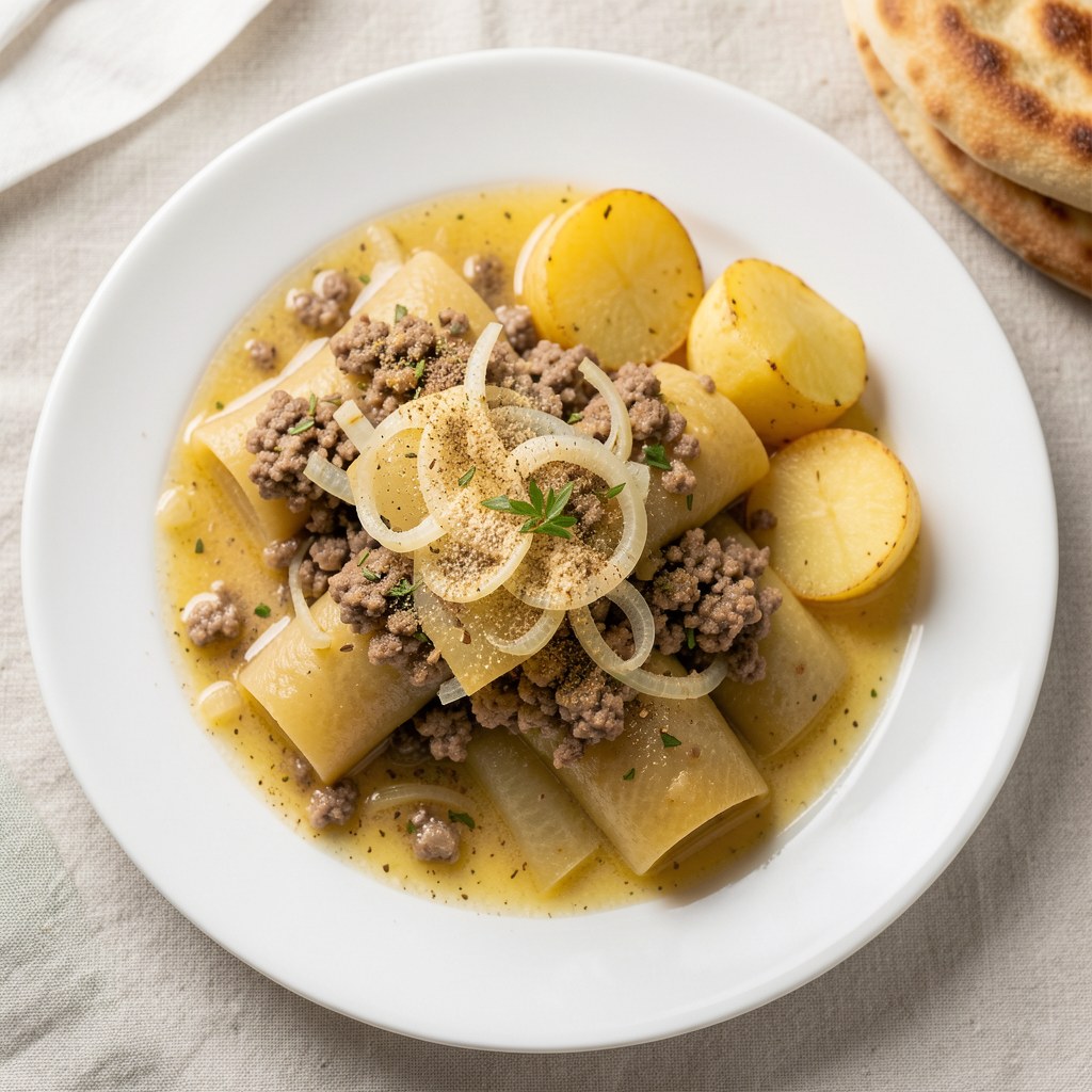 Kalarepka duszona z koperkiem