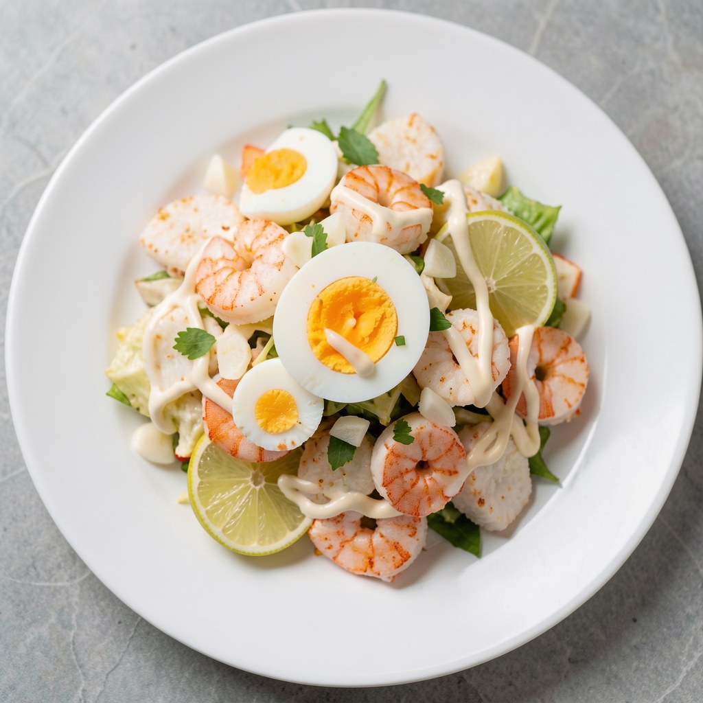 Surówka z paluszków krabowych