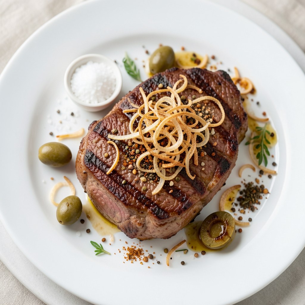 Grillowana polędwiczka z suszoną cebulą