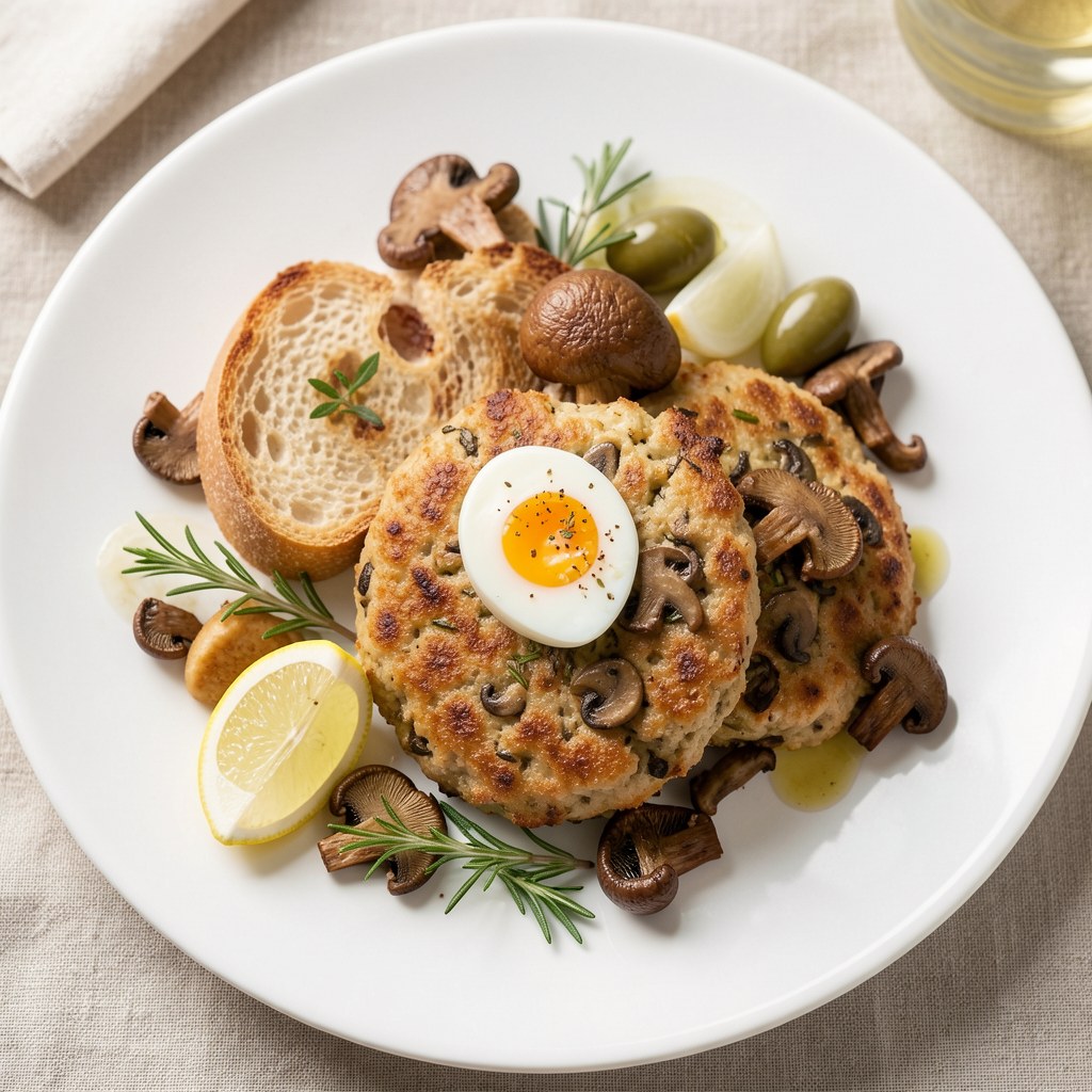 Kotlety ze świeżych grzybów