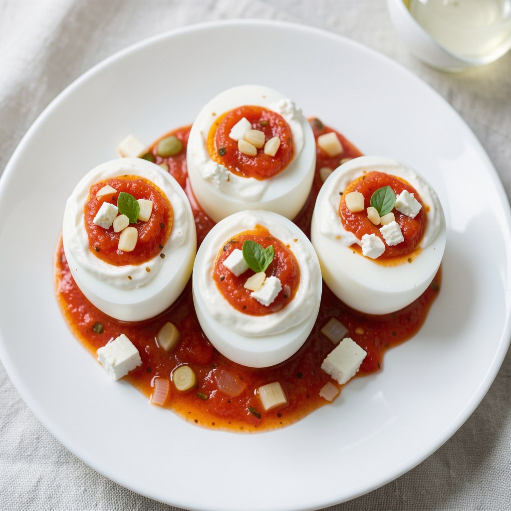 Wielkanocne jaja z sosem