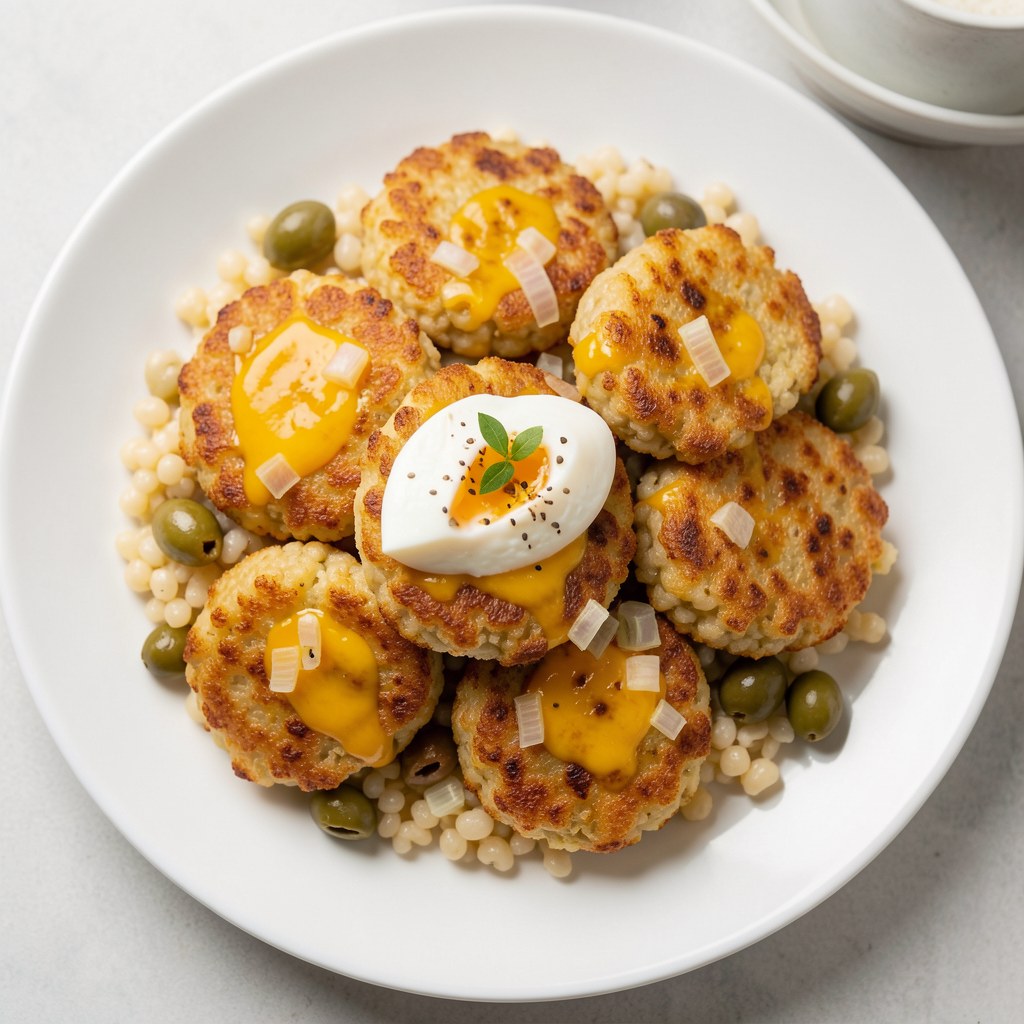 Pikantne kotleciki z kaszy perłowej