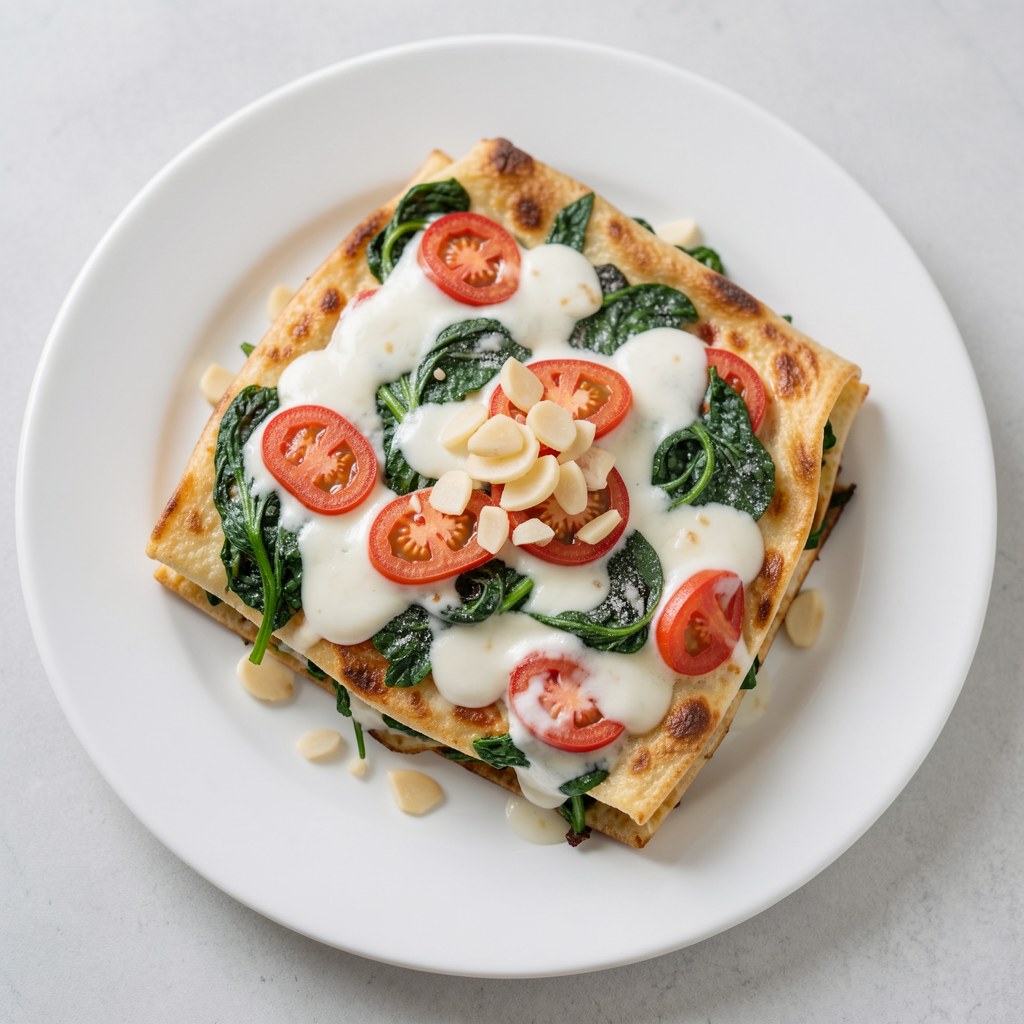 Zapiekanka szpinakowa