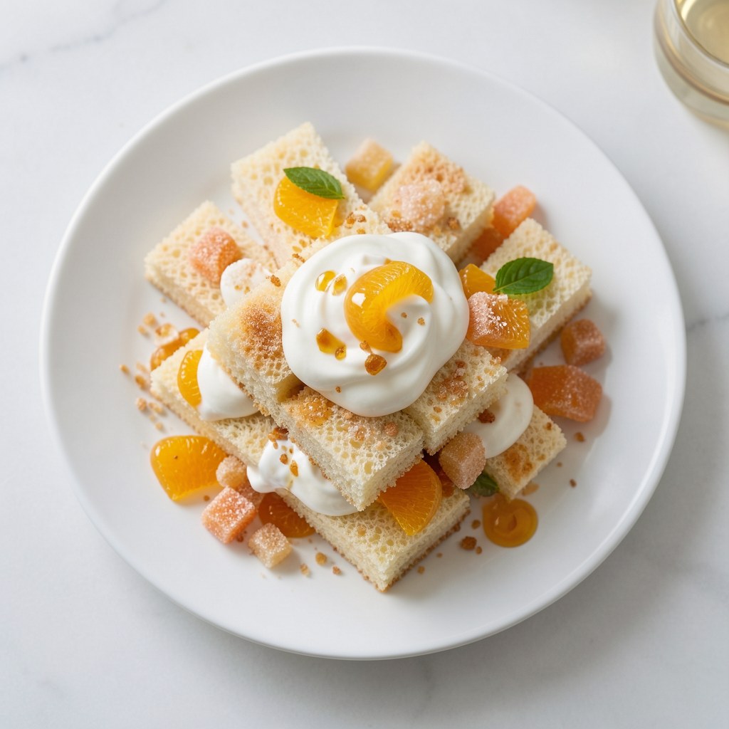 Biszkopty z morelowym puchem