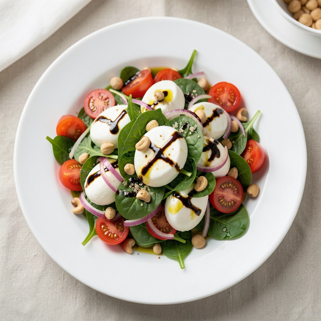 Sałatka z mozzarellą