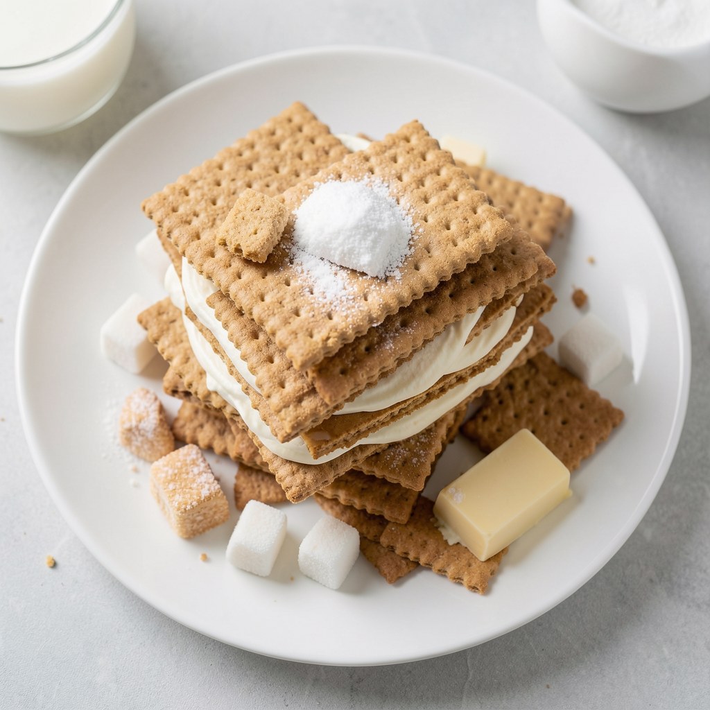 Napoleonki z krakersami