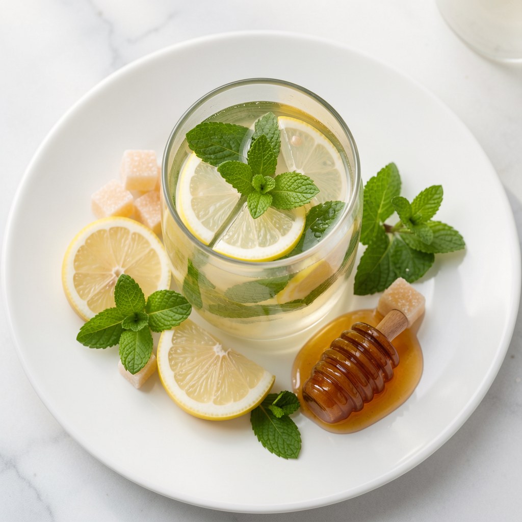 Napój cytrynowo-miętowy