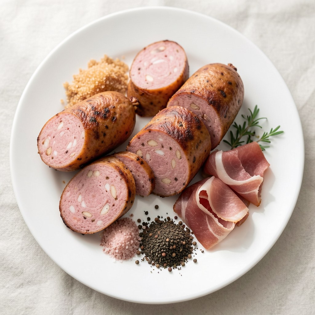 Kiełbasa jałowcowa - podsuszana