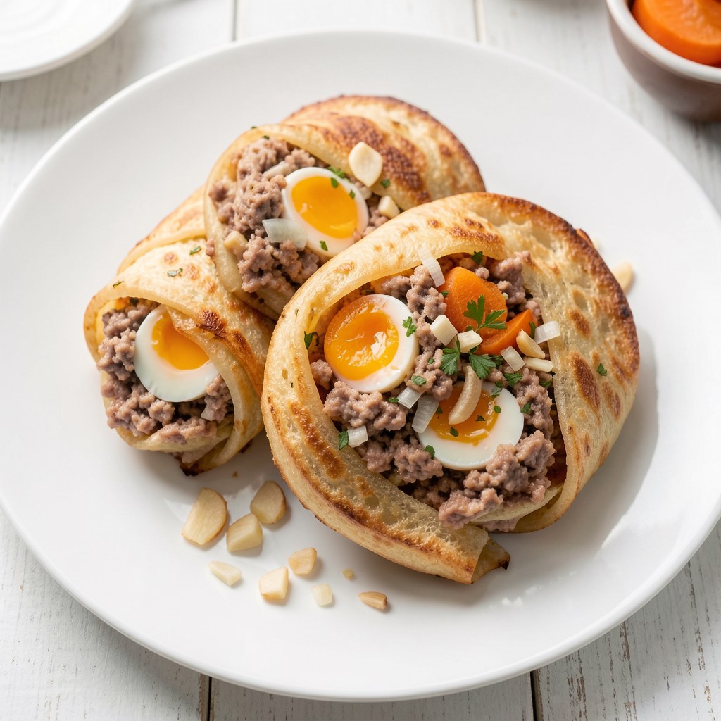 Marchewka zawijana w mięso mielone