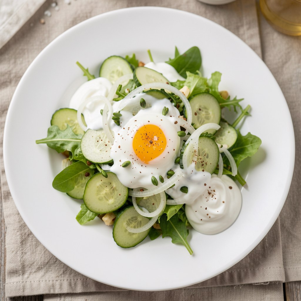 Surówka z rzodkiewek i ogórka