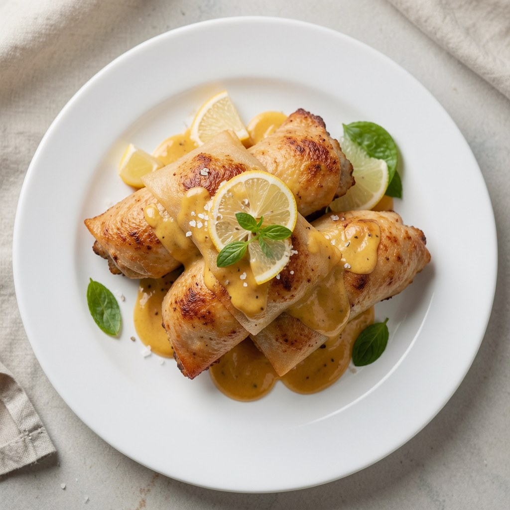 Udka kurczaka zapiekane z cytryńą