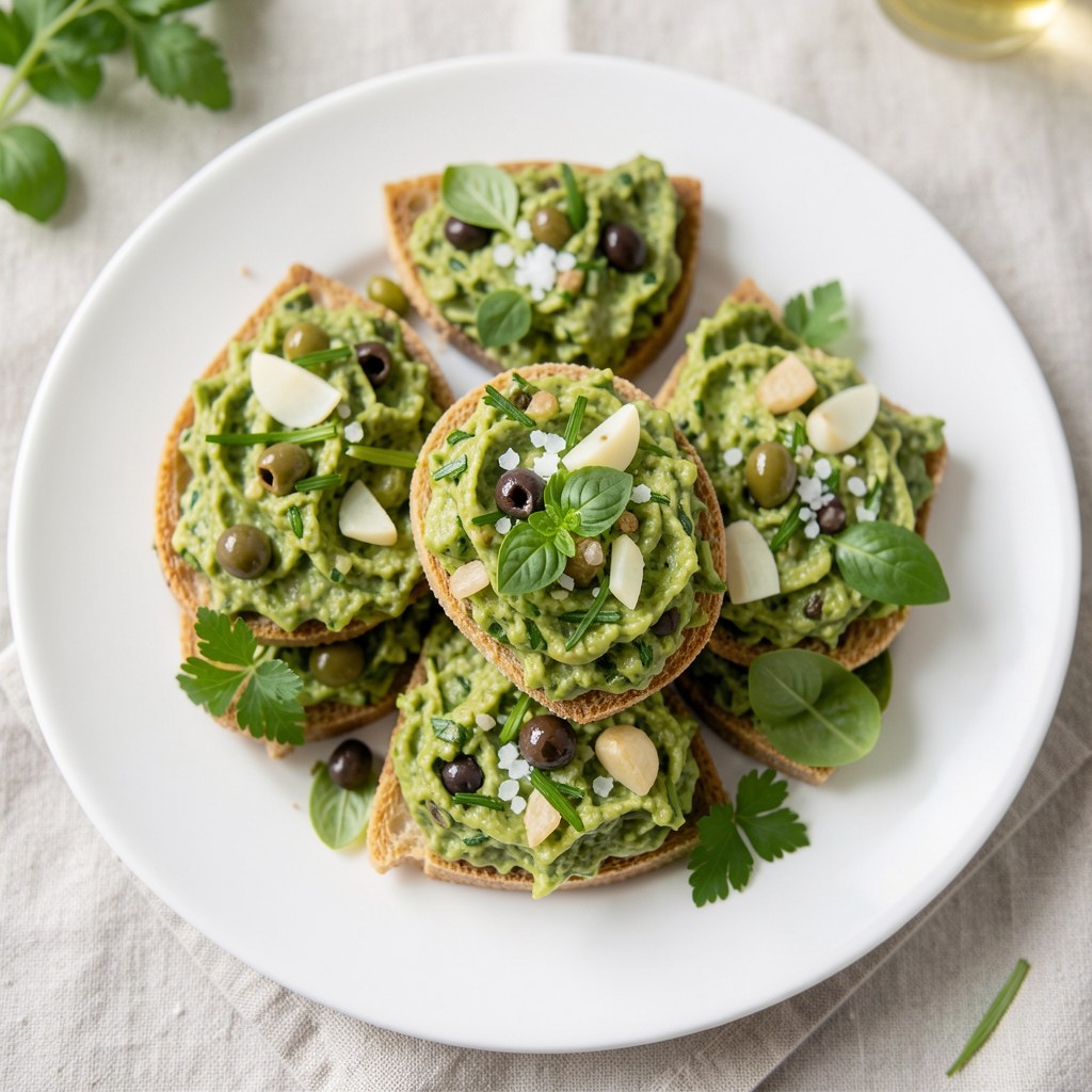 Zielona pasta do kanapek