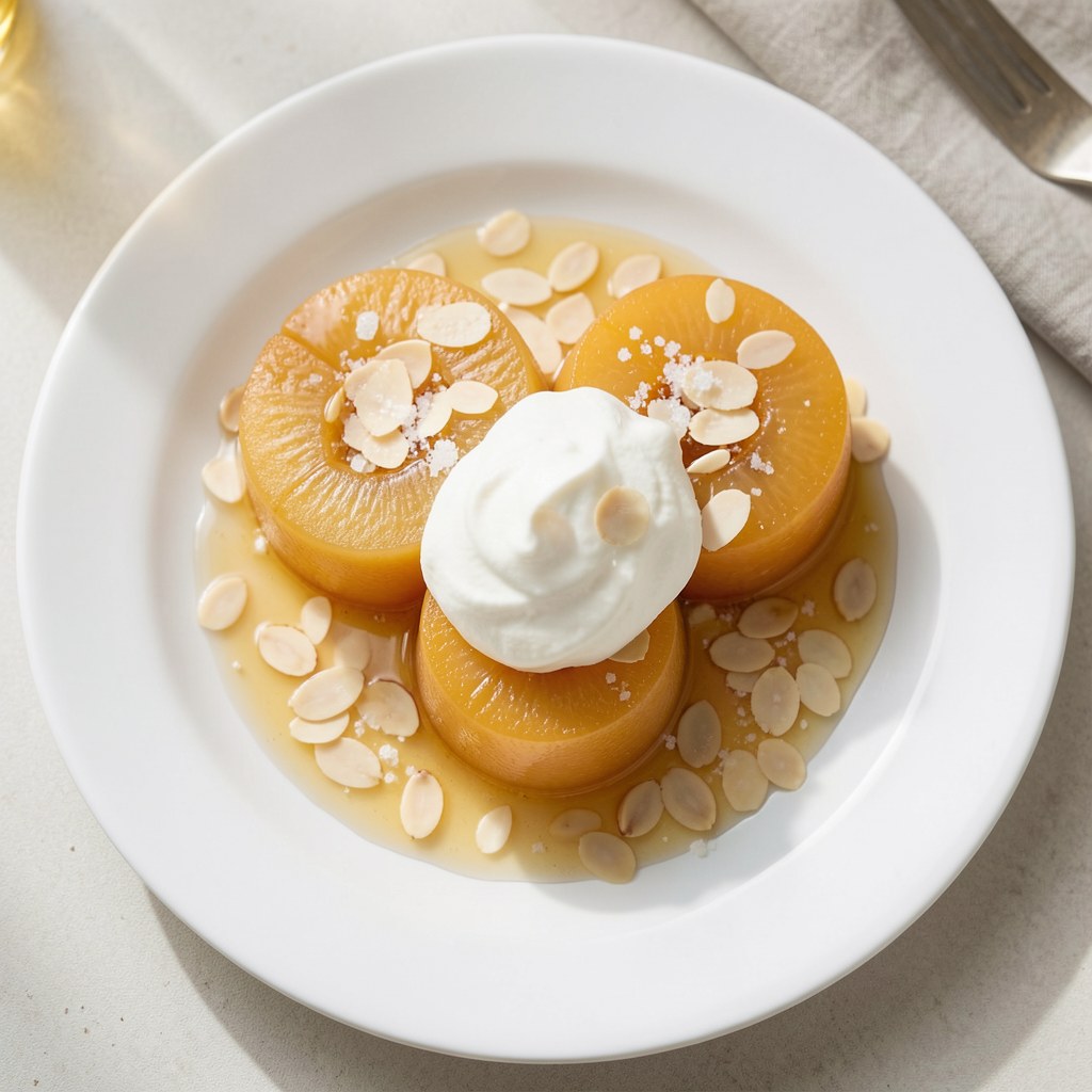 brzoskwinie w sosie królewskim