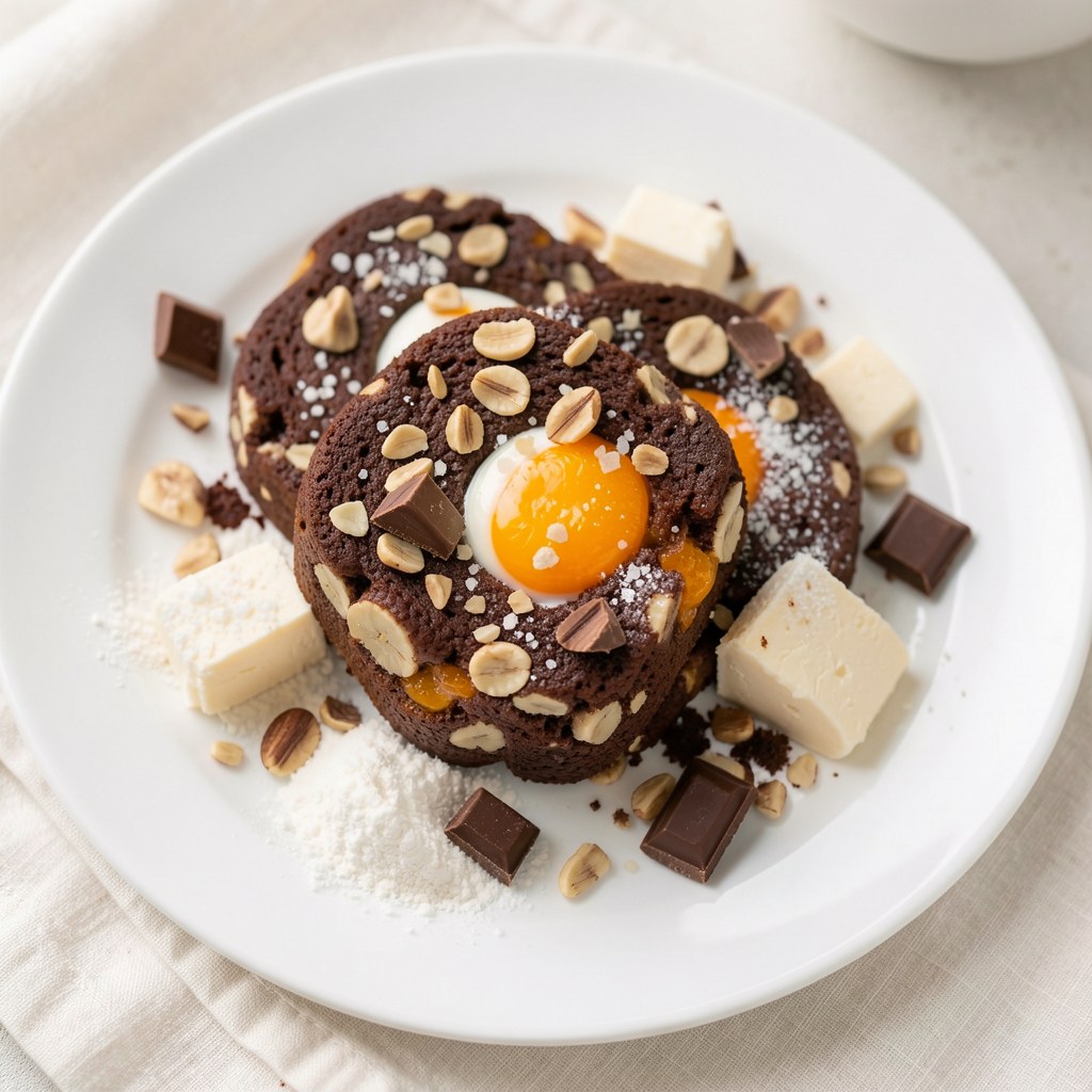 Piernik z orzechami i czekoladą