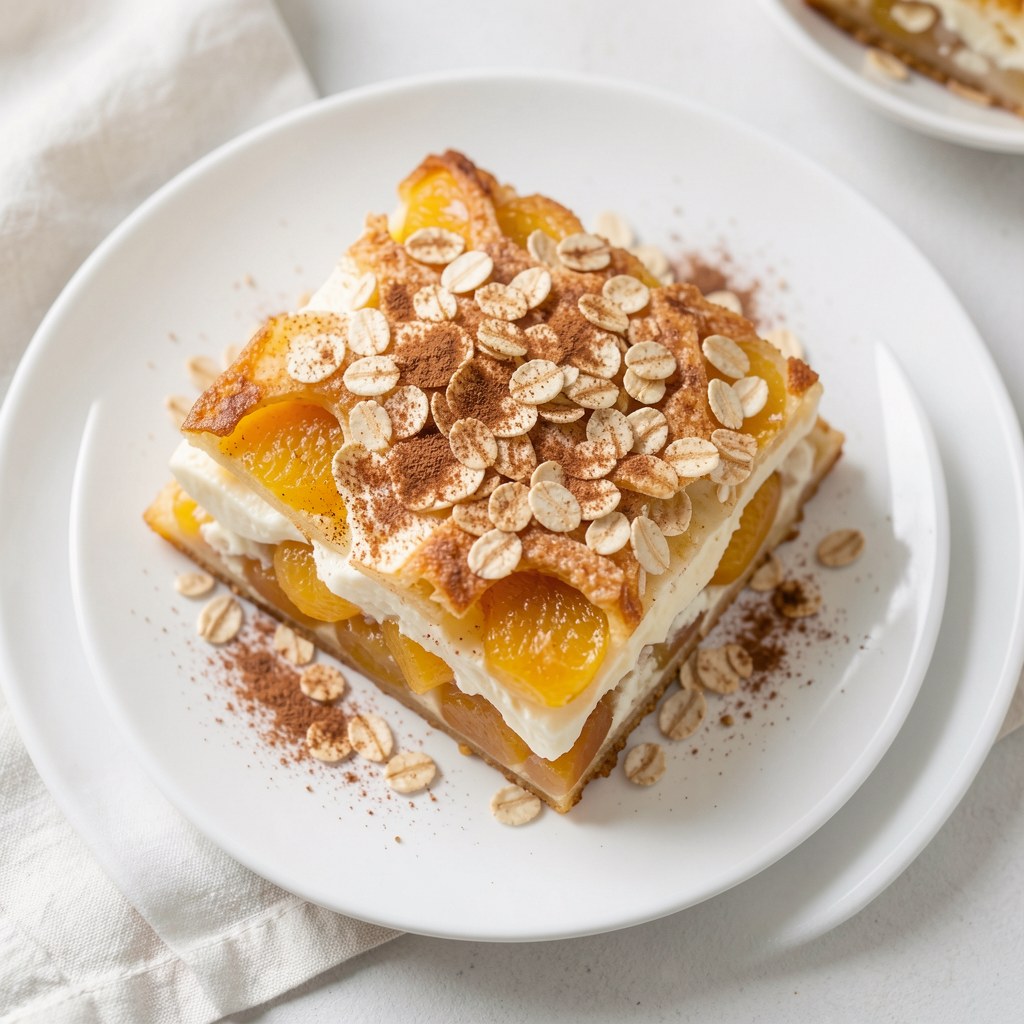 Zapiekanka brzoskwiniowa