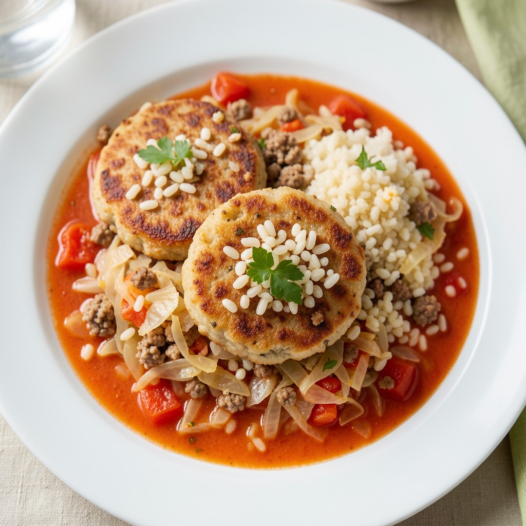 Kotleciki mielone z kapustą