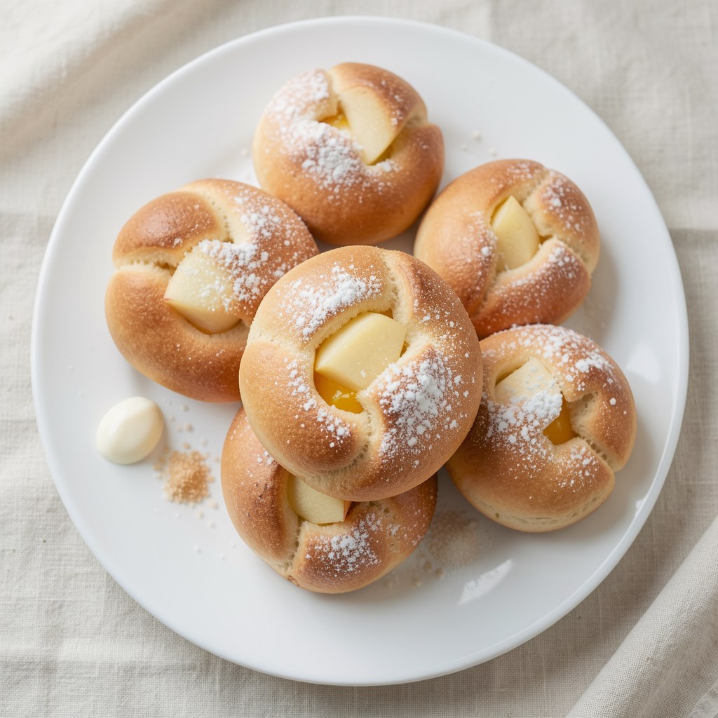 Rogaliki z jabłkiem