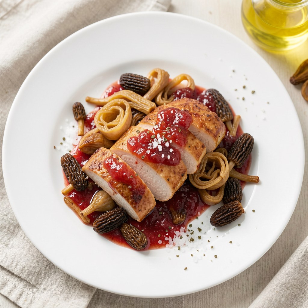 filet z kurczaka w morelach