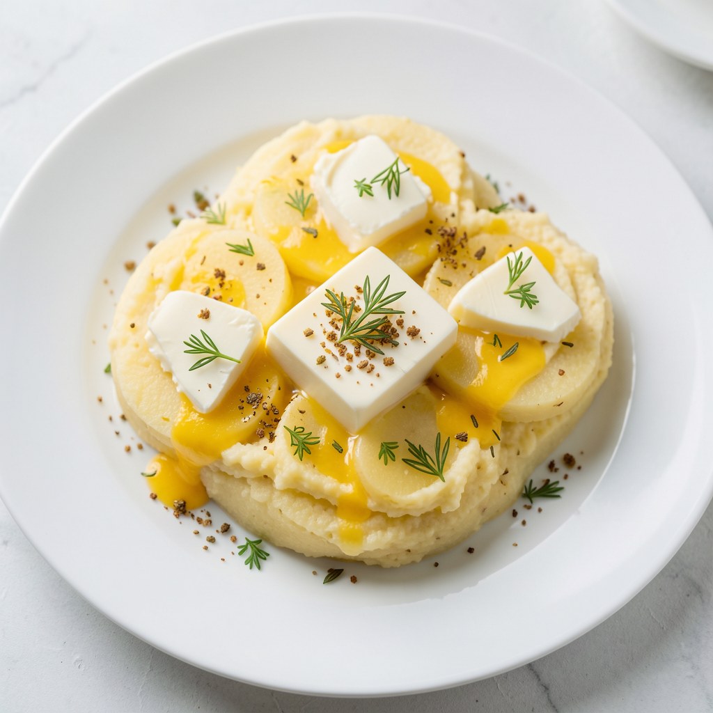 Ziemniaki z serem i masłem