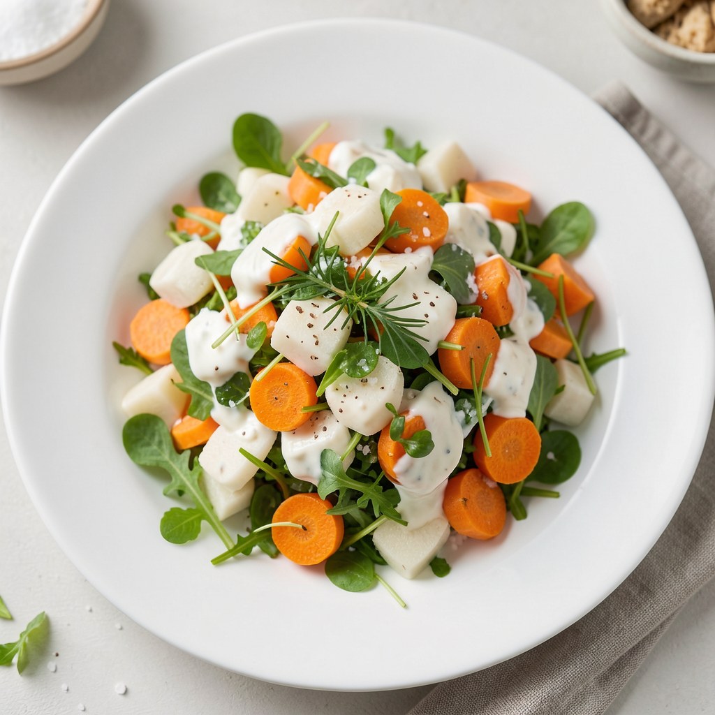 Surówka z rzodkwi z marchewką