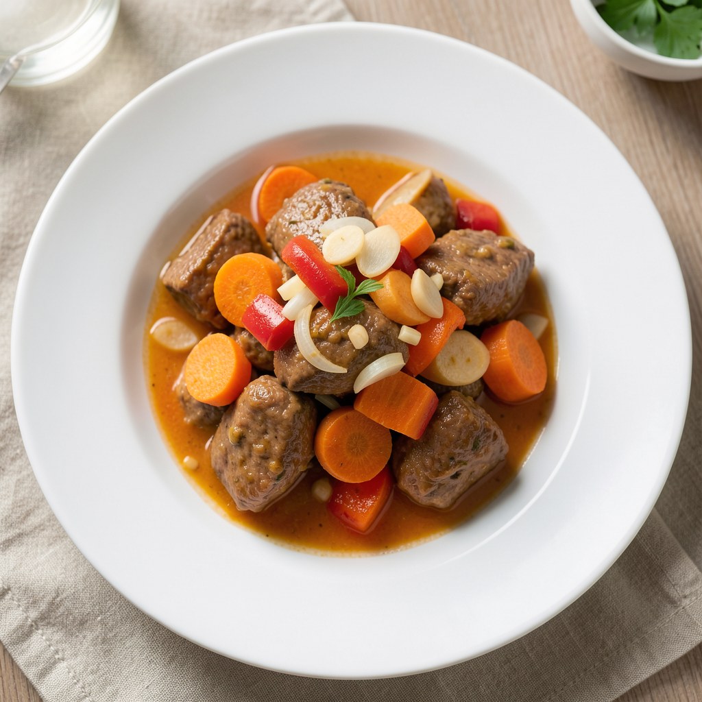 Bitki cielęce w sosie własnym