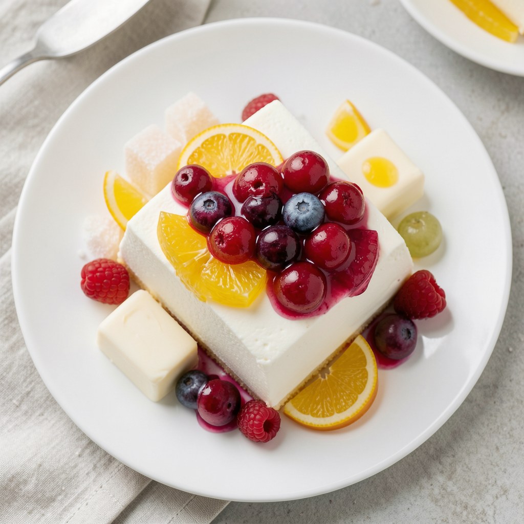 Sernik cytrynowo-jagodowy