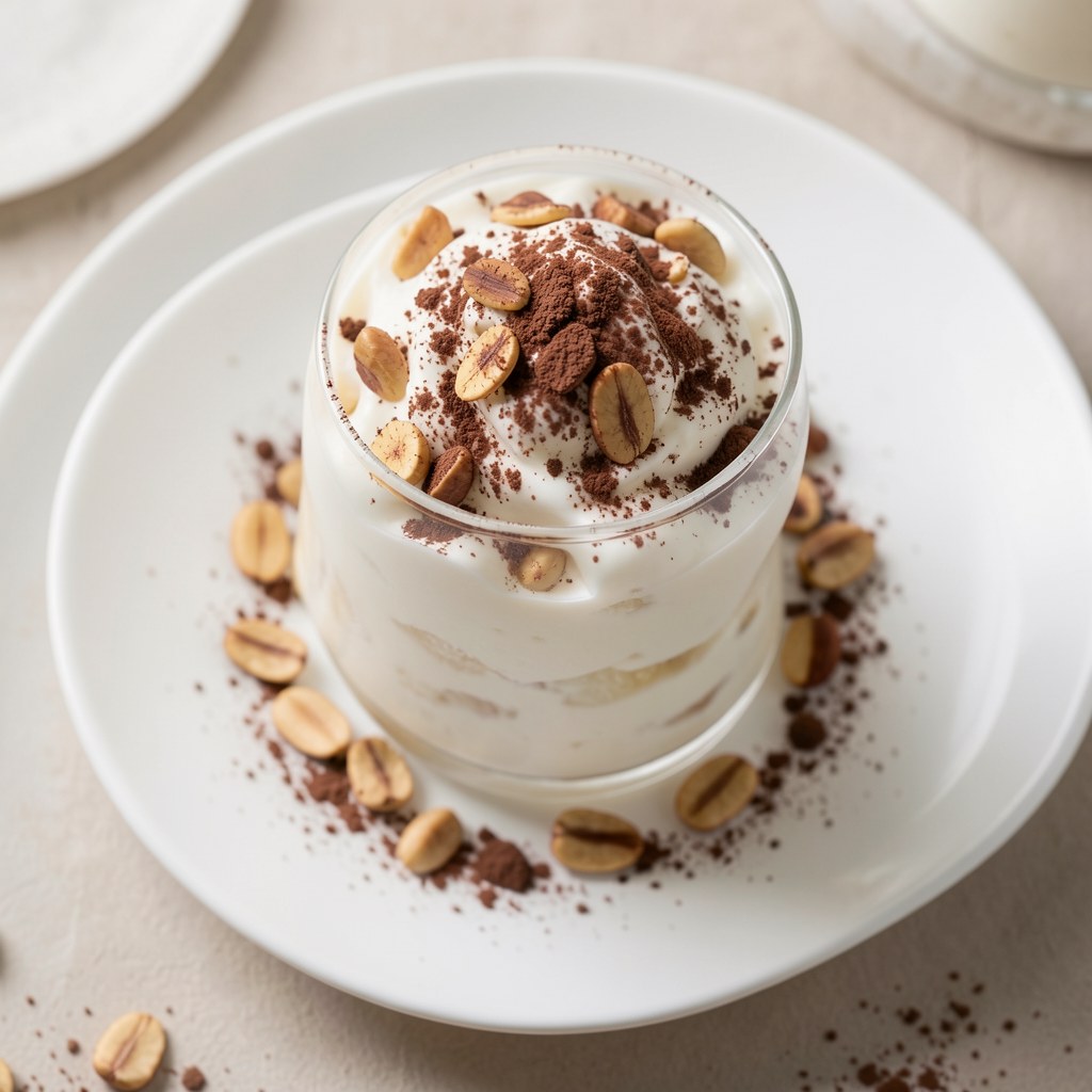 Orzechowy koktajl ze śmietaną