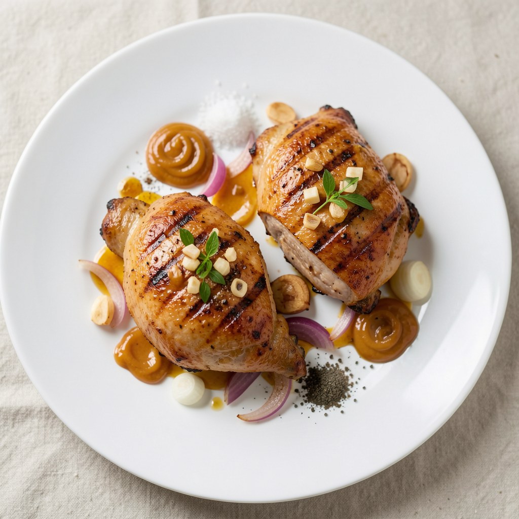 Piersi z kurczaka miodowo - musztardowe