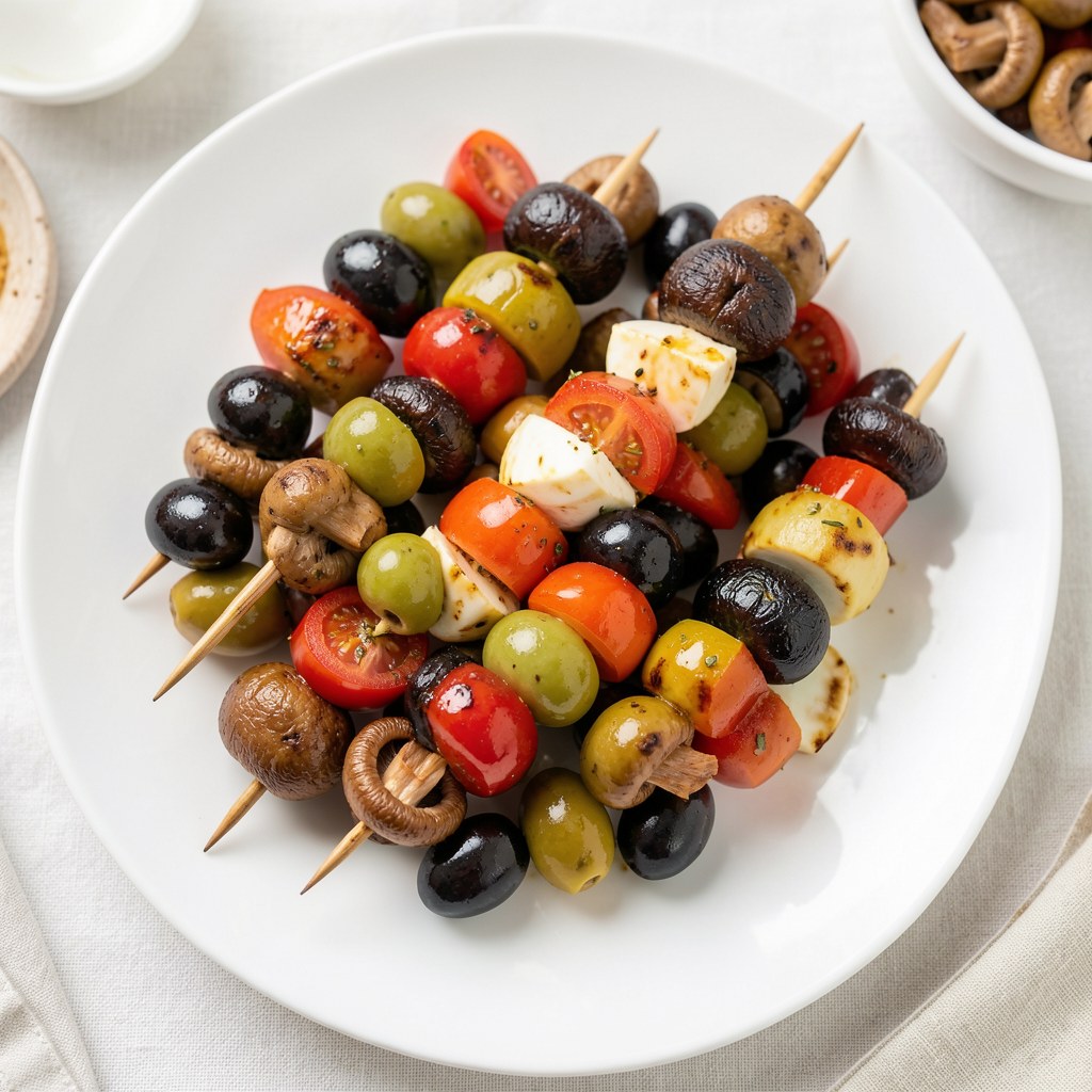 Wegetariański szaszłyk