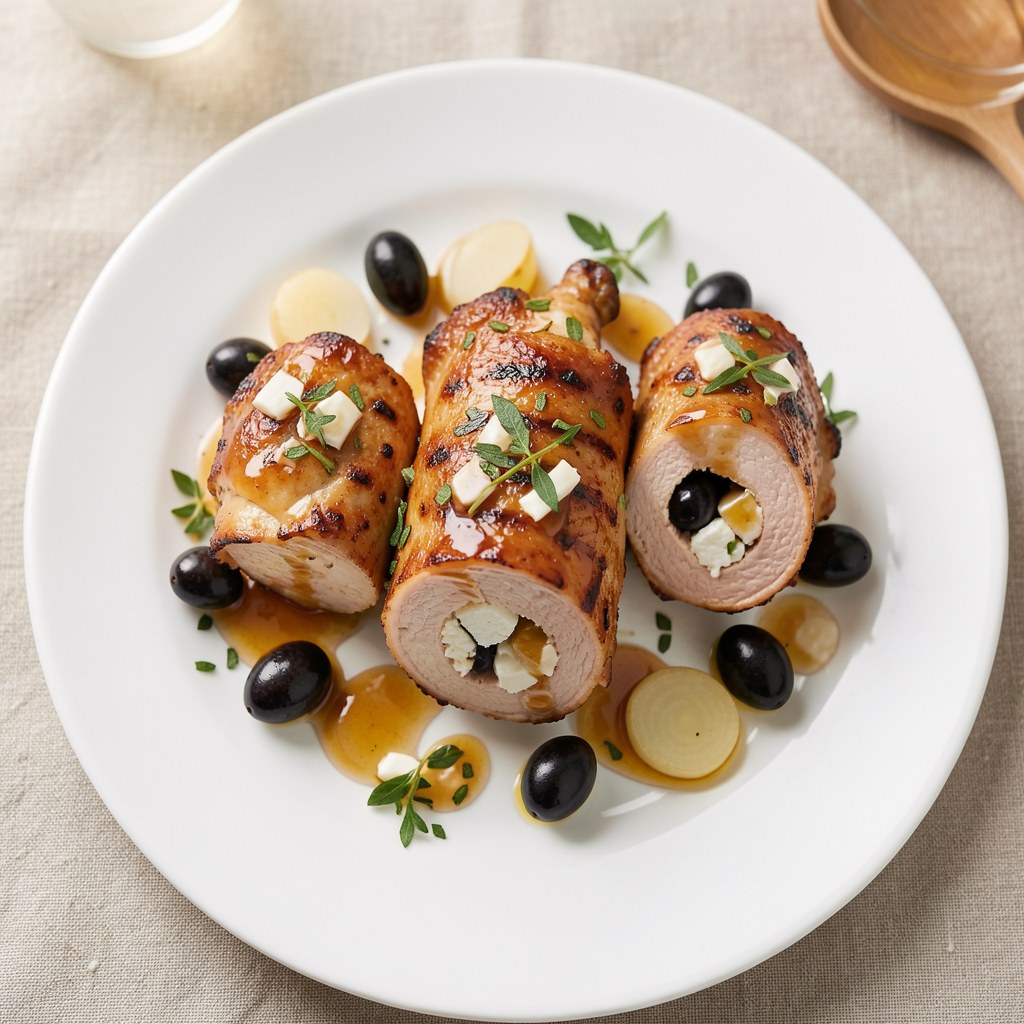 Kurczak faszerowany fetą