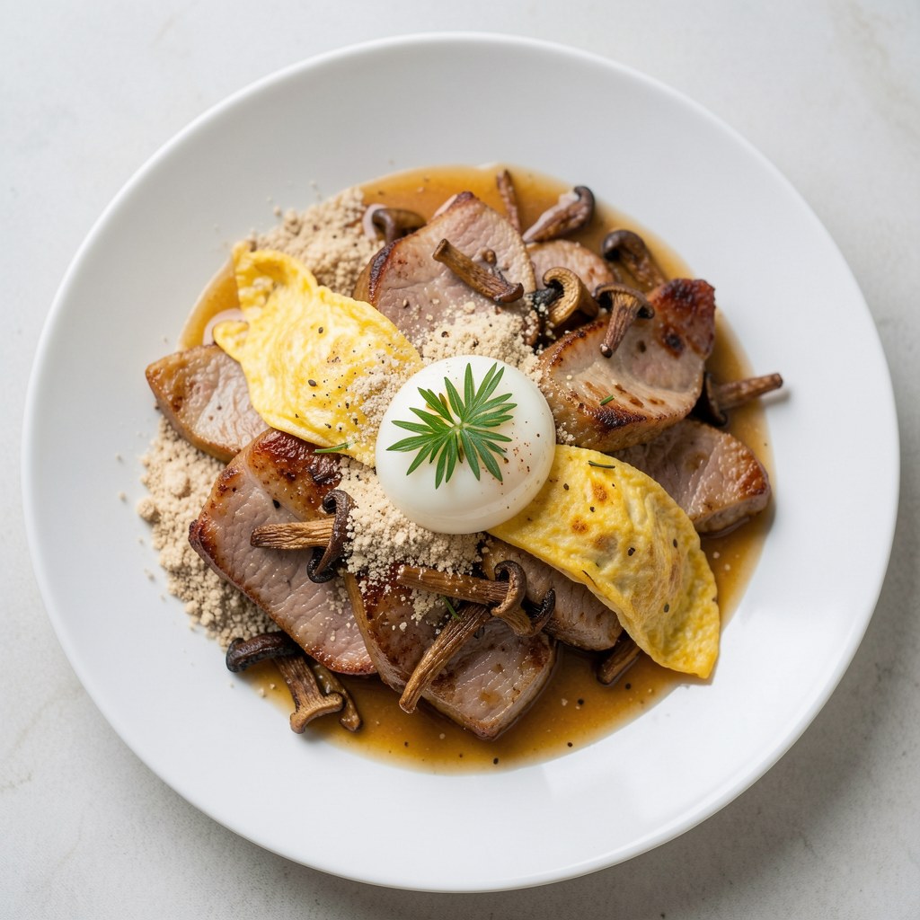 Wieprzowina z grzybkami