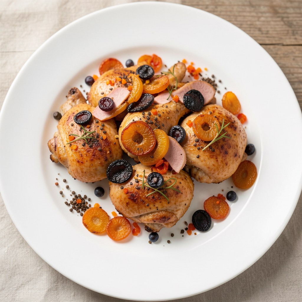 Śliwkowe skrzydełka