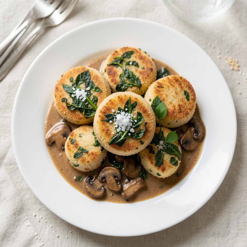 Krokiety ze szpinaku