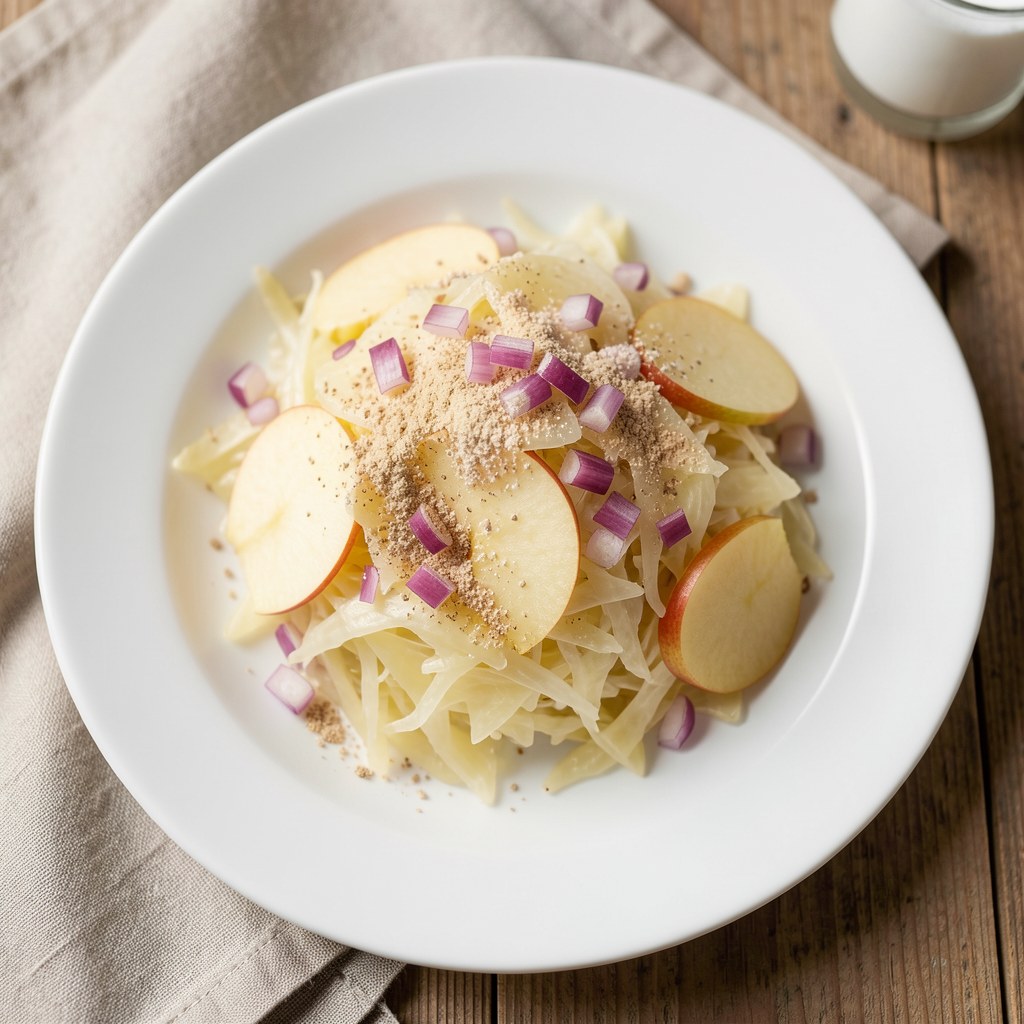 kapusta z jabłkami