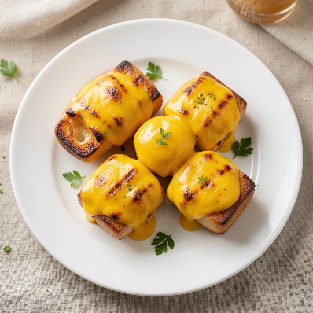 Parówki z serem żółtym