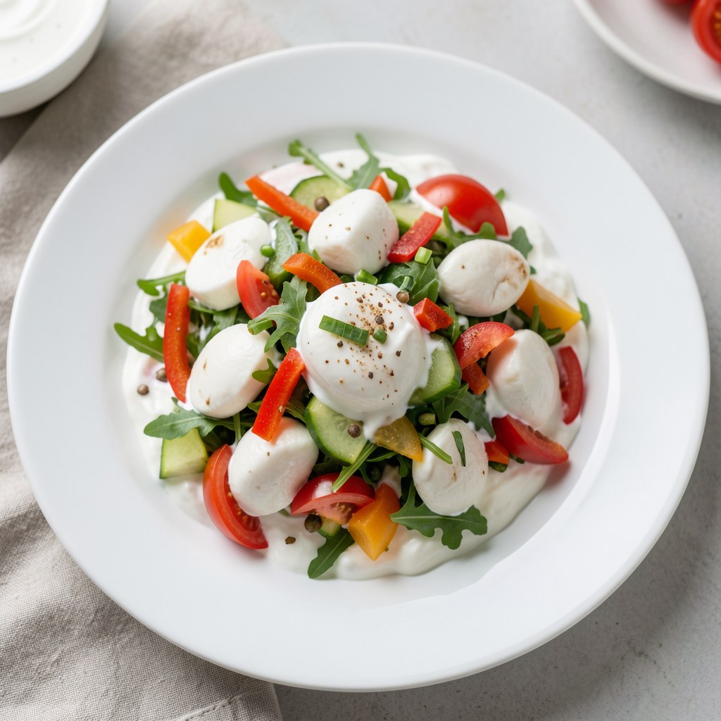 Chrupiąca sałatka w jogurcie