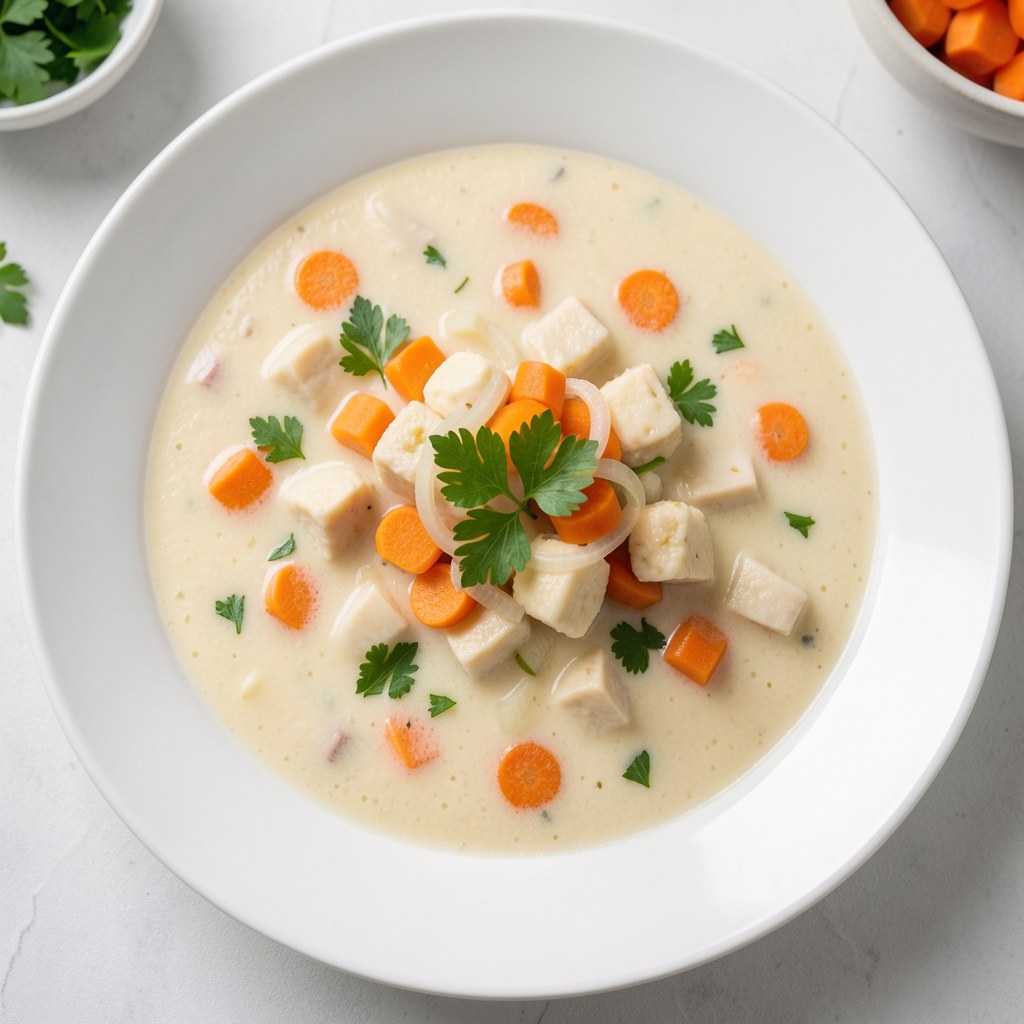 Zupa ze serków topionych