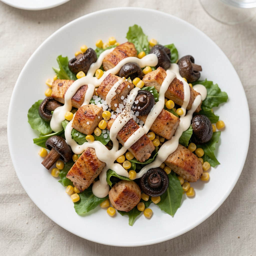 Sałatka z kurczaka wędzonego