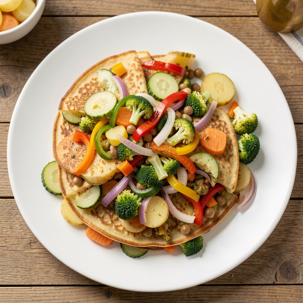 Naleśniki z warzywami