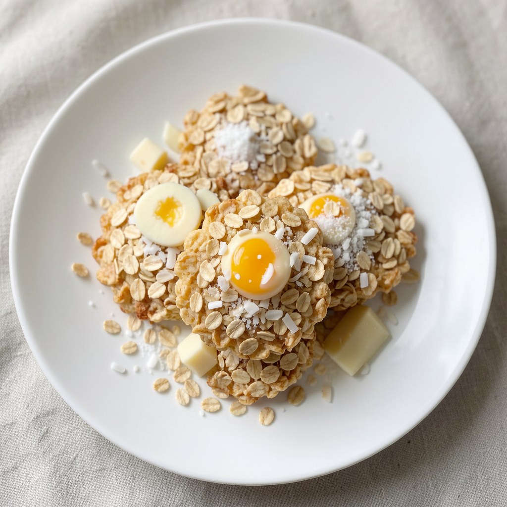 Ciastka kokosowo-owsiane